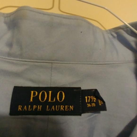 Mens Blue Ralph Lauren button down - Picture 2 of 2